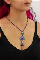 Collar Ayala Bar Mujer Blue Domes in Aleación de Metal Cristallo R3646 - R3646